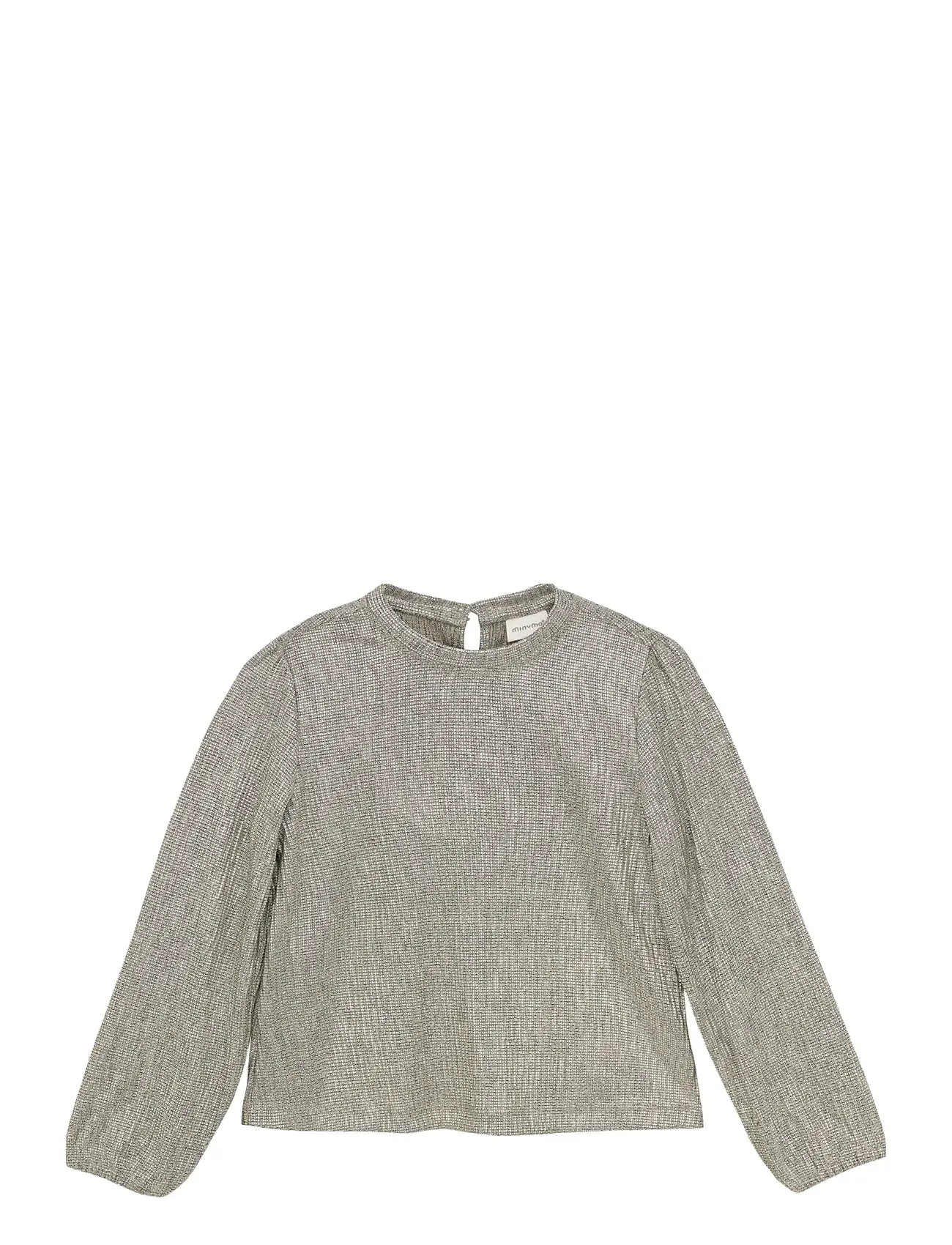MINYMO Bluse Ls Silber - 116 - Kinder