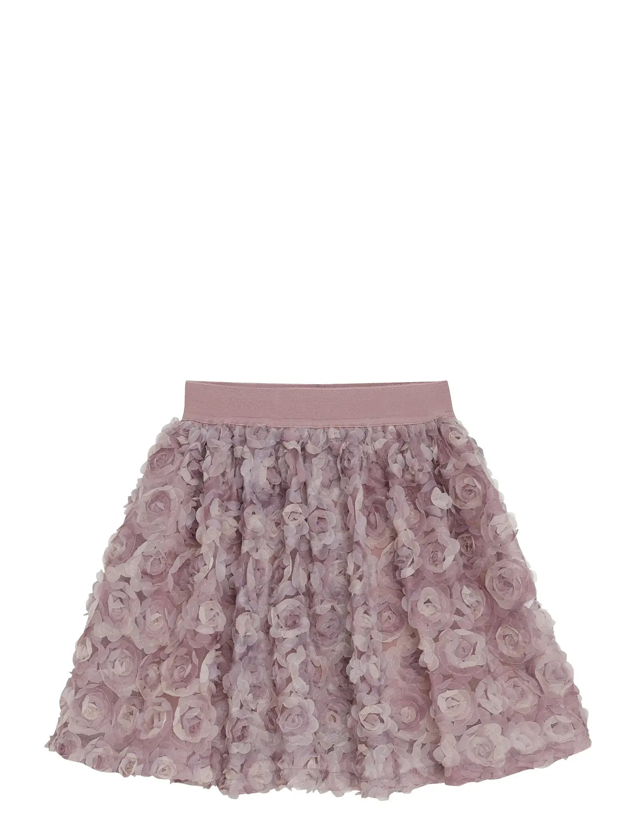 MINYMO Rock W. Mesh Flowers Pink - 128 - Kinder