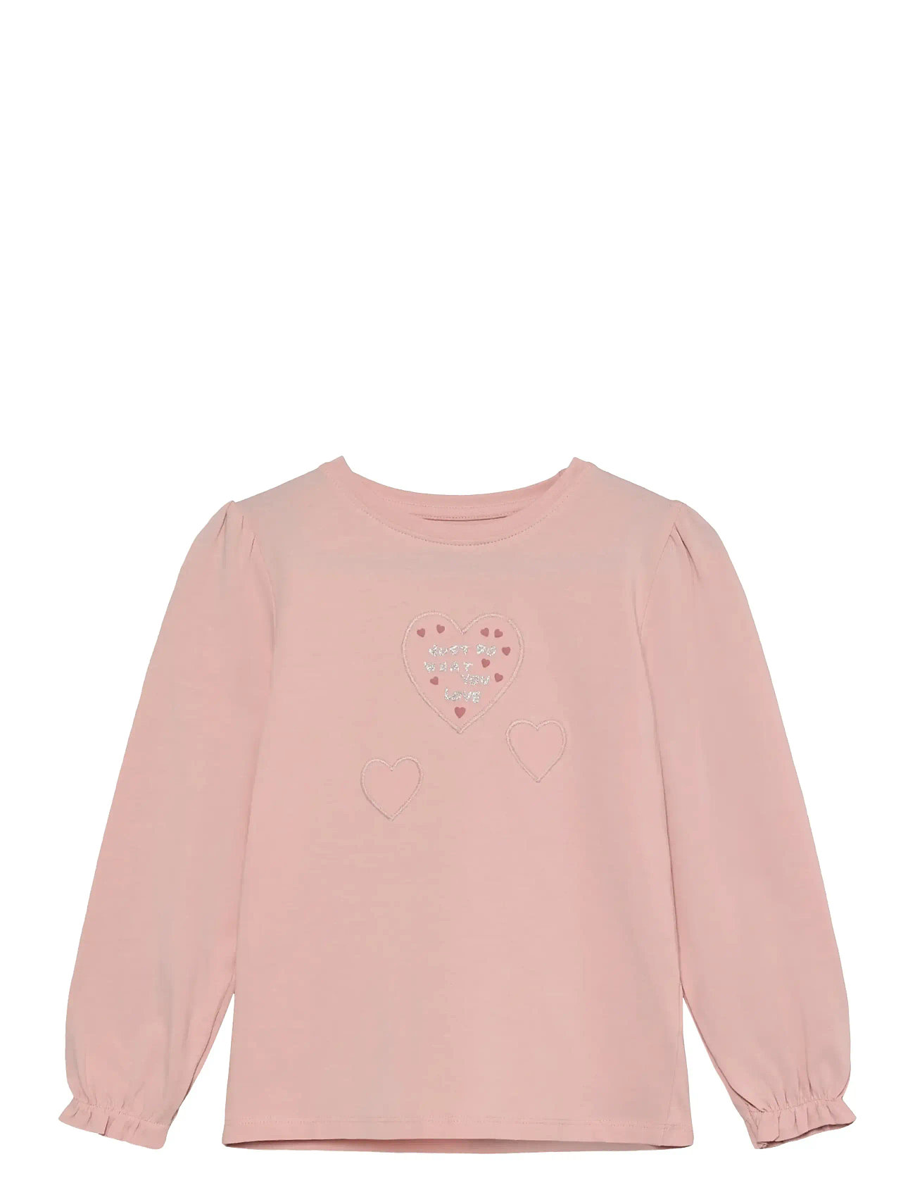 Minymo T-Shirt Ls, 122, Pink, T-Shirts > Langærmede T-shirts, Børn