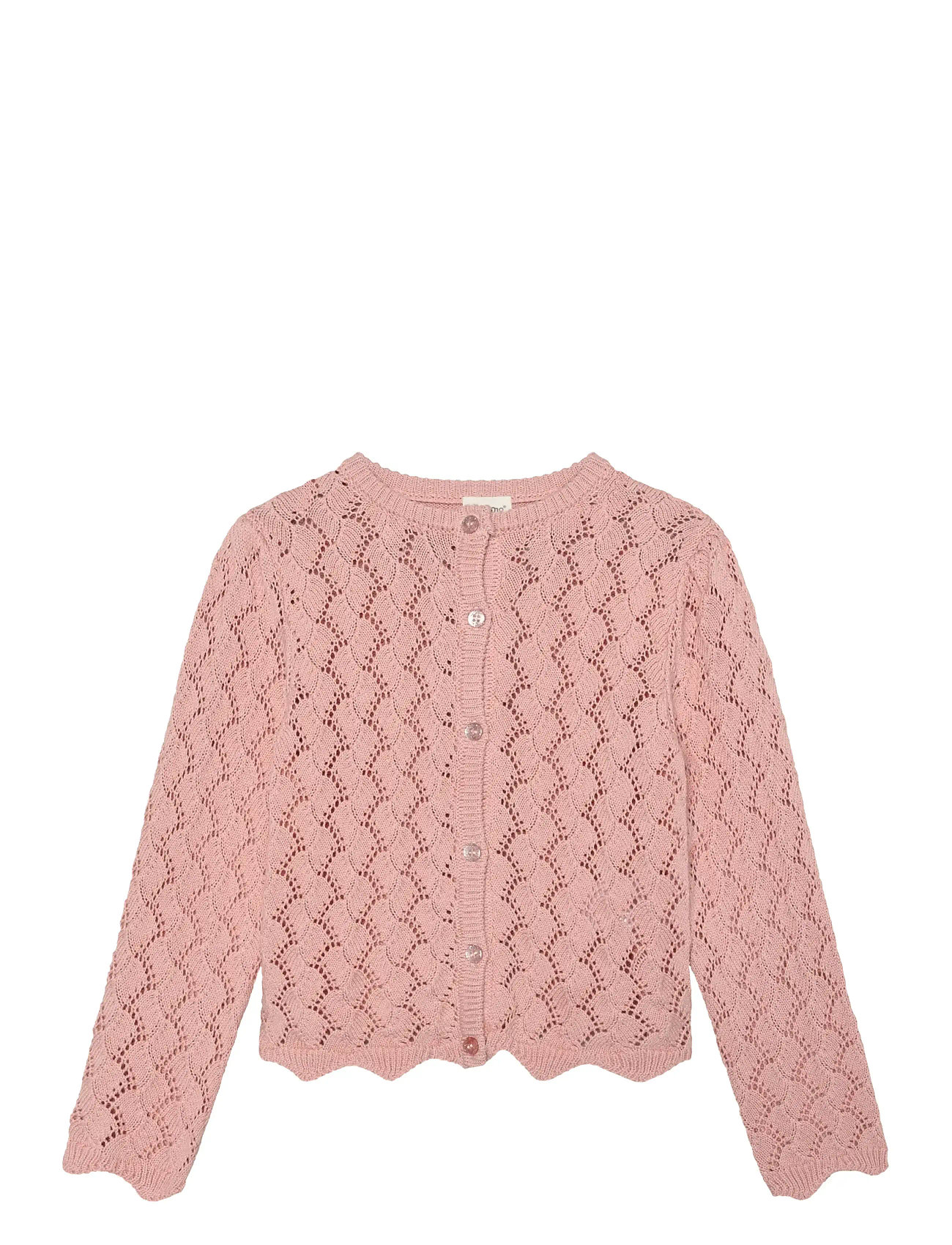 Minymo Cardigan Knit, 98, Pink, Strik > Cardigans, Børn
