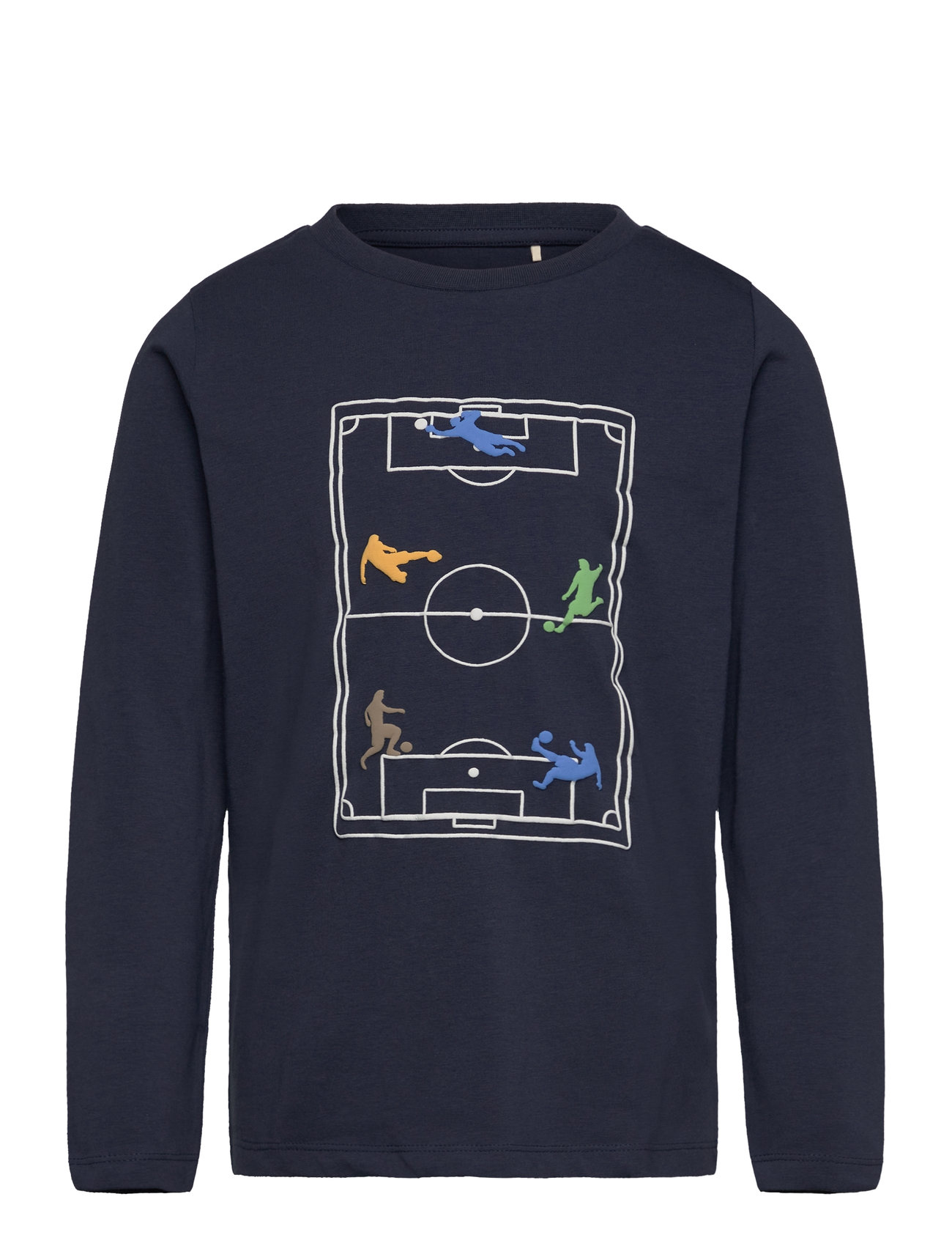 Minymo T-Shirt Ls, 98, Navy, T-Shirts > Langærmede T-shirts, Børn