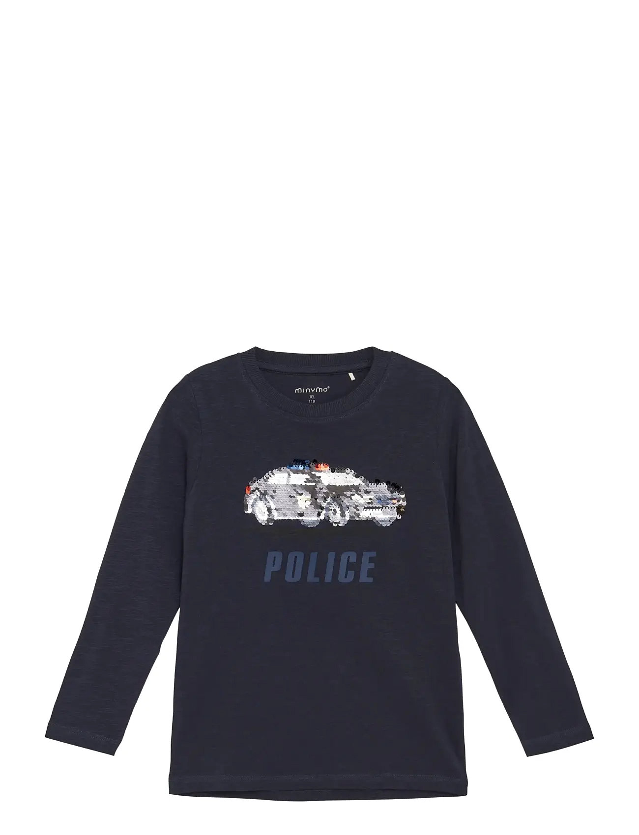 Minymo T-Shirt Ls, 110, Grey, T-Shirts > Langærmede T-shirts, Børn