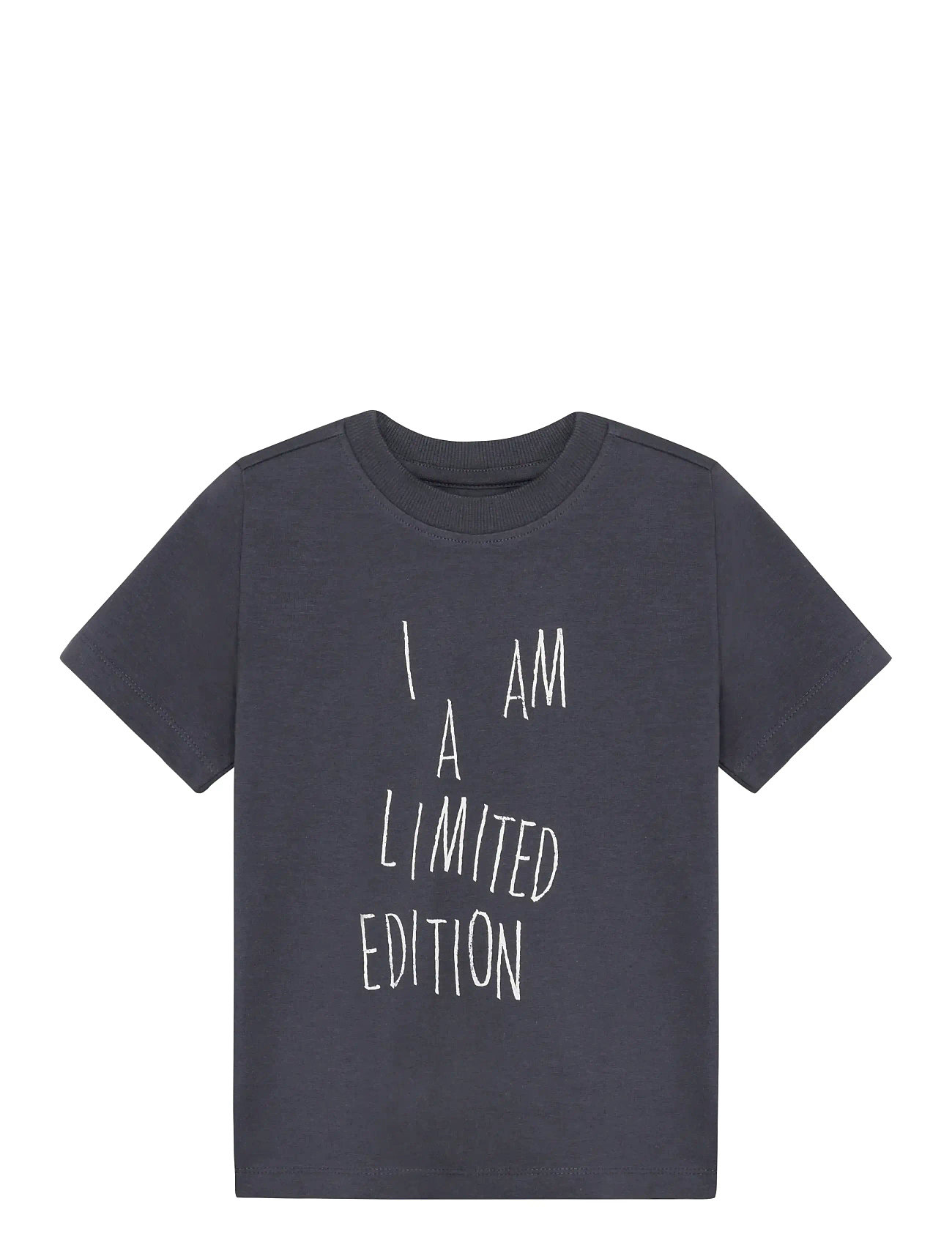 Minymo T-Shirt Ss, 116, Grey, T-Shirts > Kortærmede, Børn
