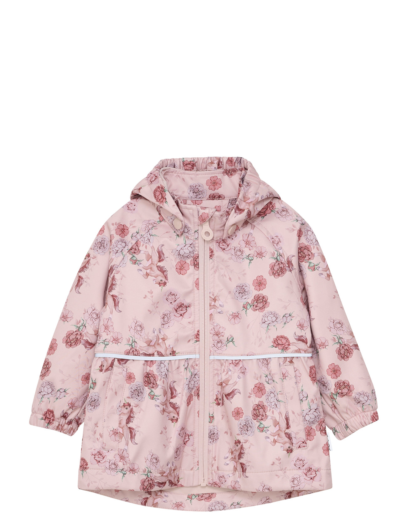 Softshell Jacket Aop Outerwear Softshells Softshell Jackets Pink Minymo