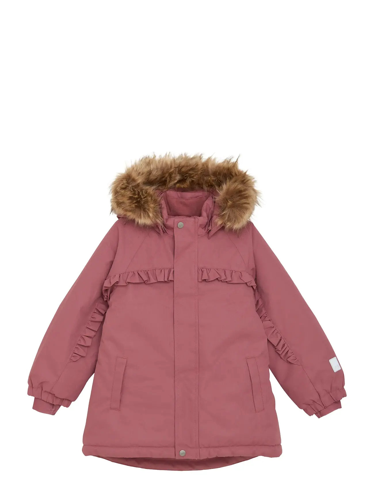 MINYMO Snow Jacke W. Pelz Pink - 110 - Kinder