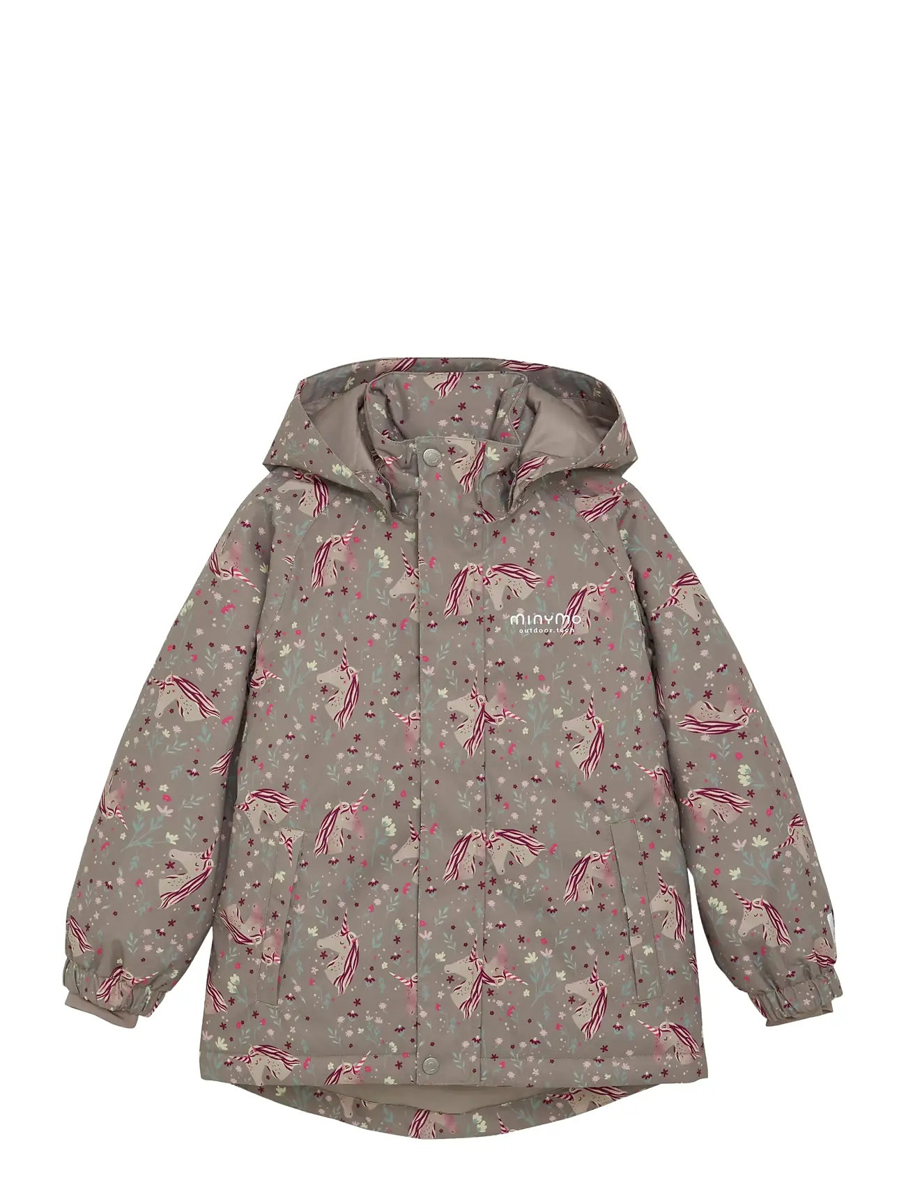 MINYMO Snow Jacke Aop Braun - 92 - Kinder