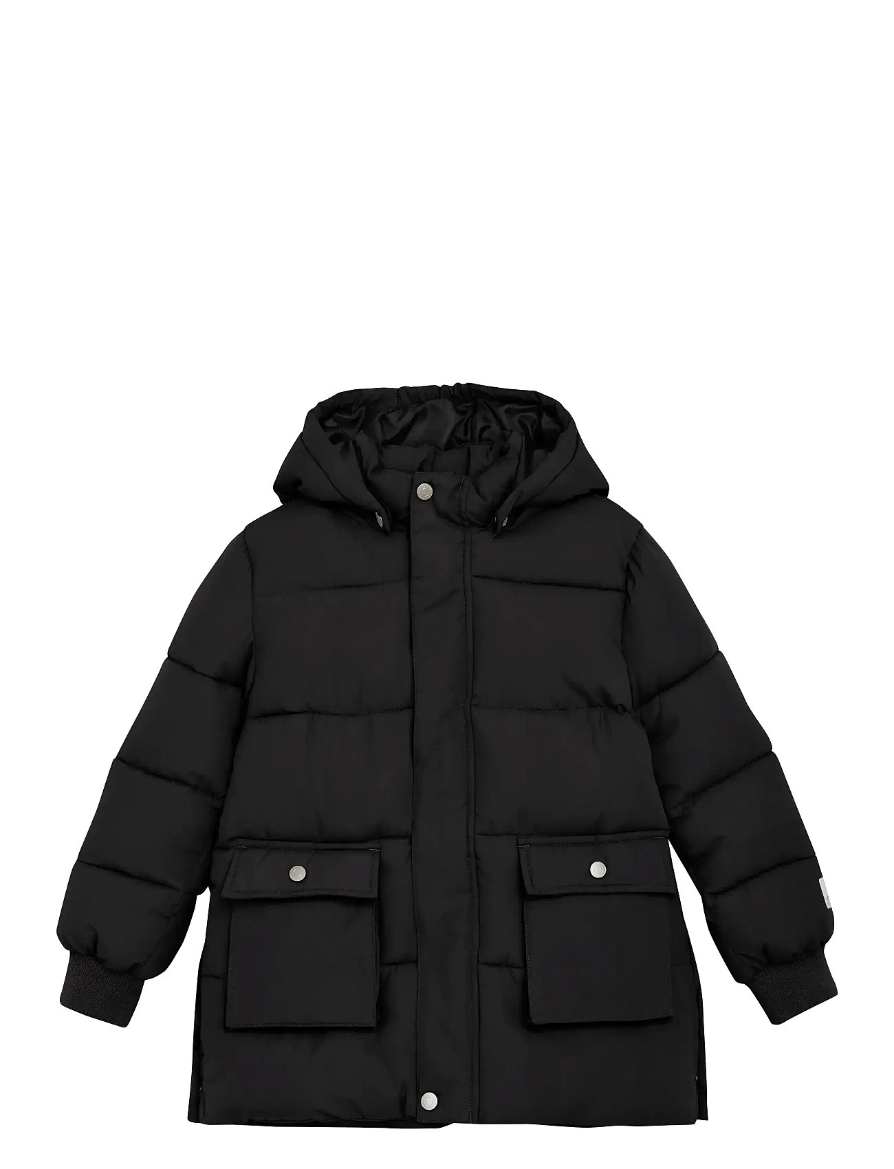 MINYMO Quilted Long Jacke Schwarz - 128 - Kinder