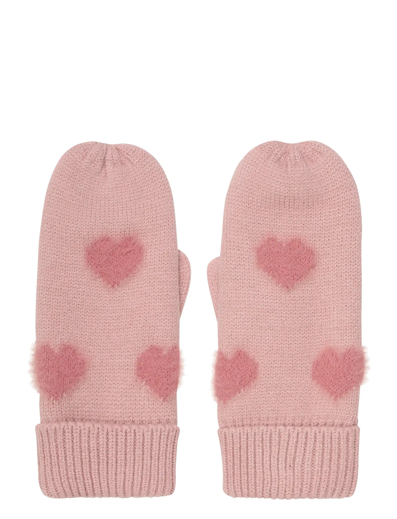 MINYMO Strick Handschuhe Soft Teddy Pink - 6-8Y - Kinder