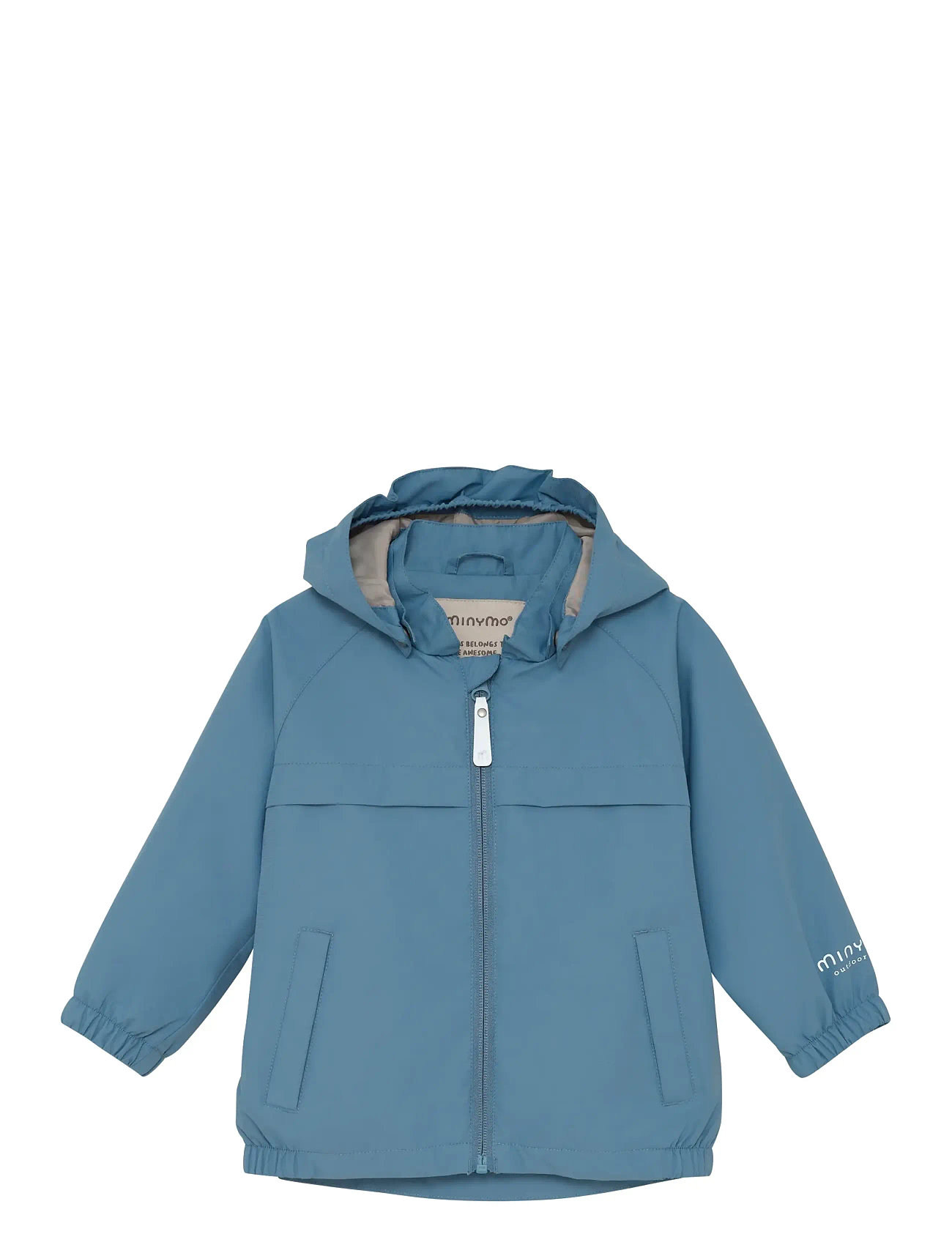Minymo Jacket - Solid, 116, Blue, Jakker & Frakker > Windbreaker, Børn