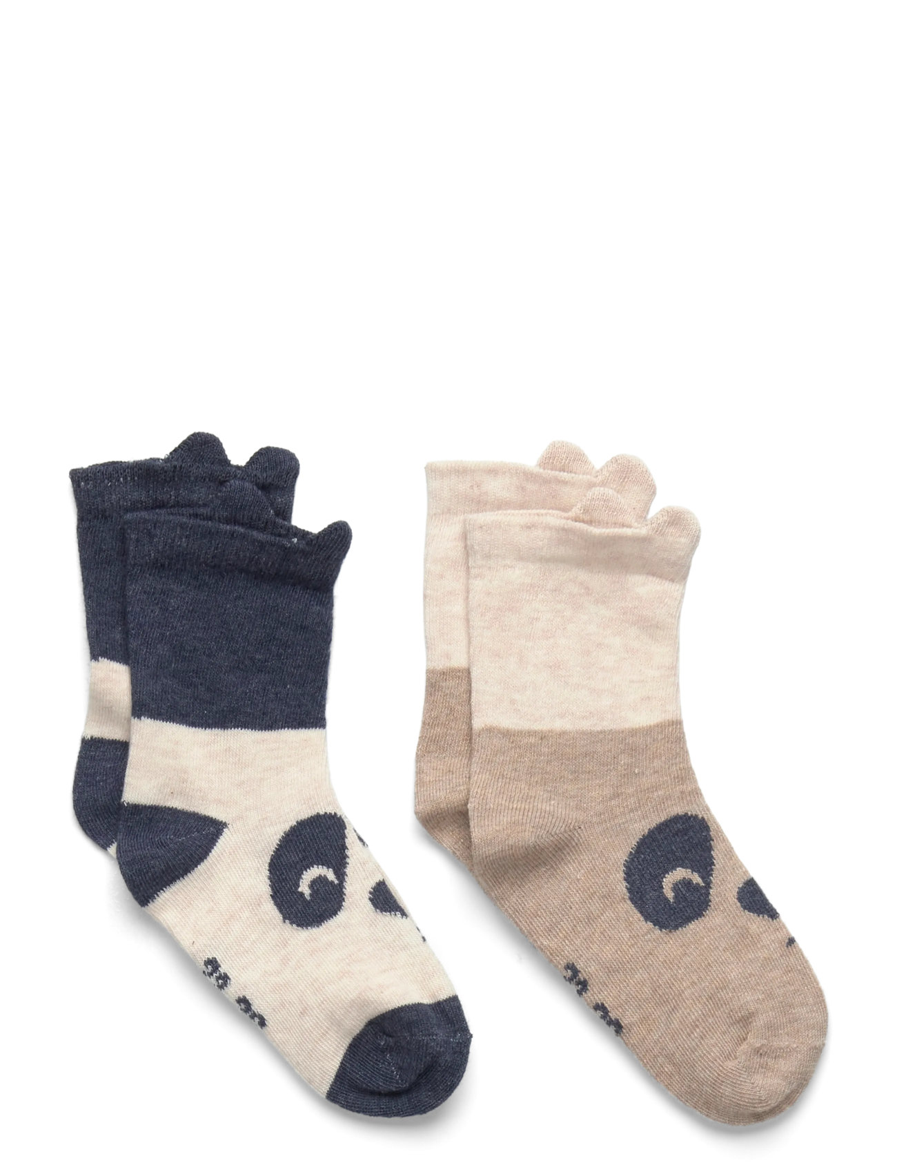 Minymo Socks W. 3D Effect (2-Pack), 27 , Multi/patterned, Sokker & Strømpebukser > Sokker, Børn
