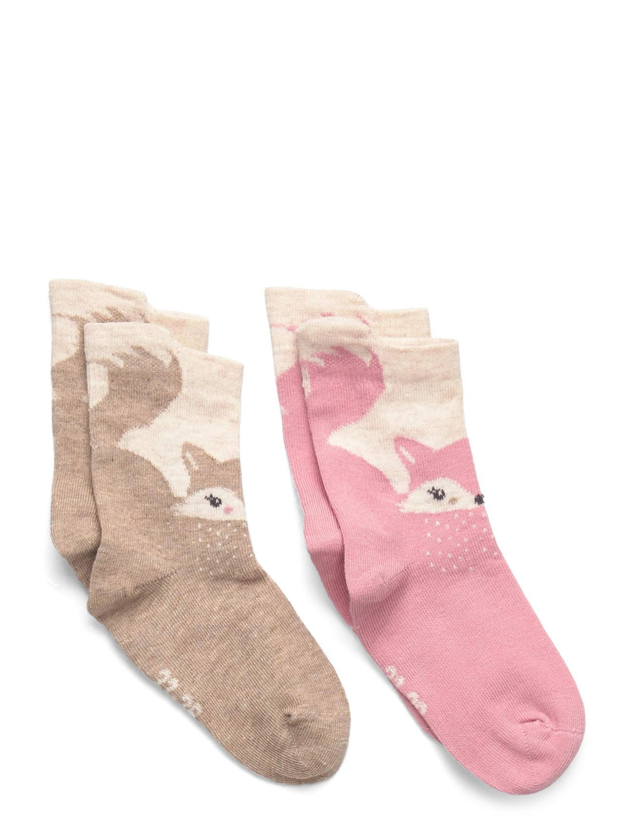 Minymo Socks W. 3D Effect (2-Pack), 23 , Multi/patterned, Sokker & Strømpebukser > Sokker, Børn
