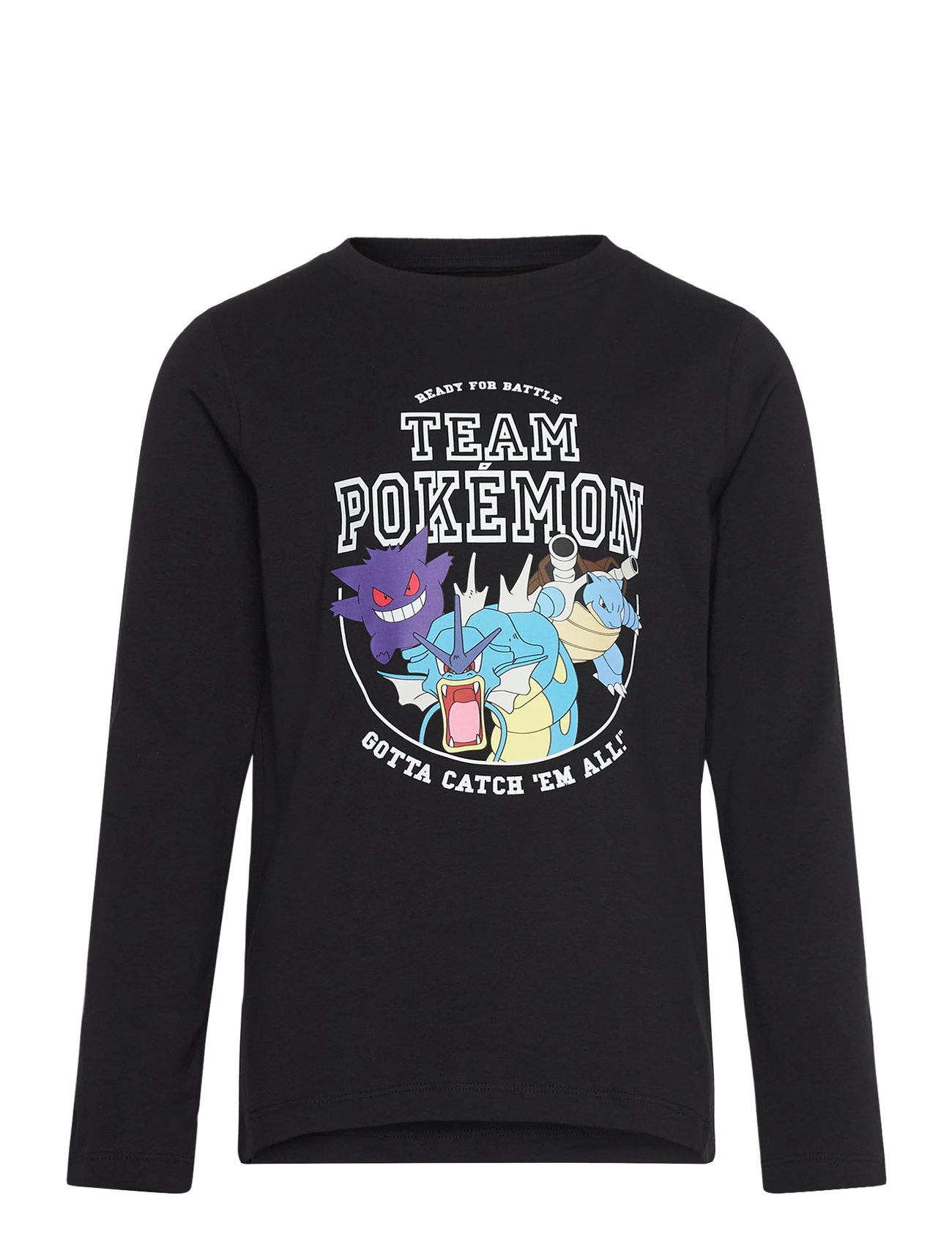 Minymo T-Shirt Ls, 104, Black, T-Shirts > Langærmede T-shirts, Børn