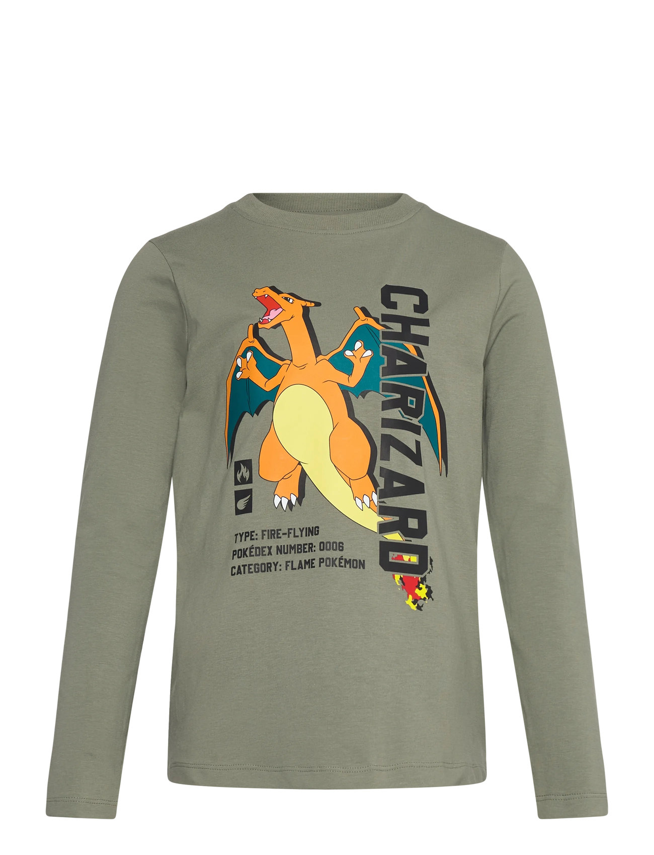 Minymo T-Shirt Ls, 104, Khaki green, T-Shirts > Langærmede T-shirts, Børn