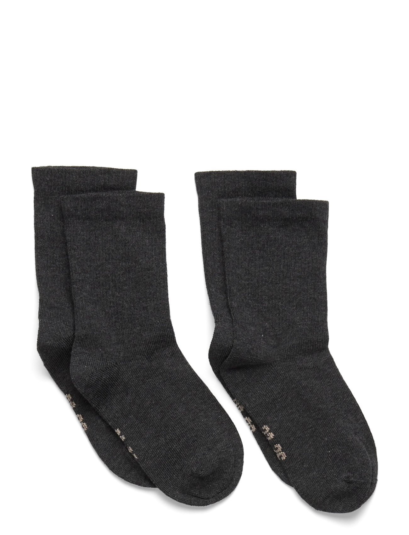 Minymo Perfect Basic Socks (2-Pack), 39", Grey, Sokker & Strømpebukser > Sokker, Børn