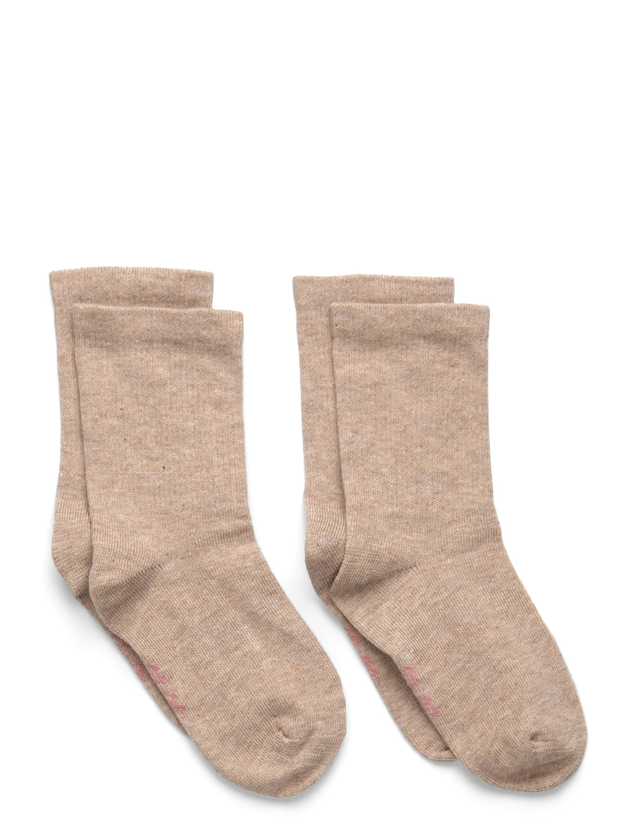 Minymo Perfect Basic Socks (2-Pack), 31 , Beige, Sokker & Strømpebukser > Sokker, Børn