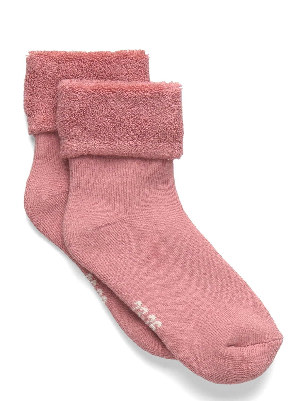 Minymo Cozy Velour Socks, 23 , Pink, Sokker & Strømpebukser > Sokker, Børn