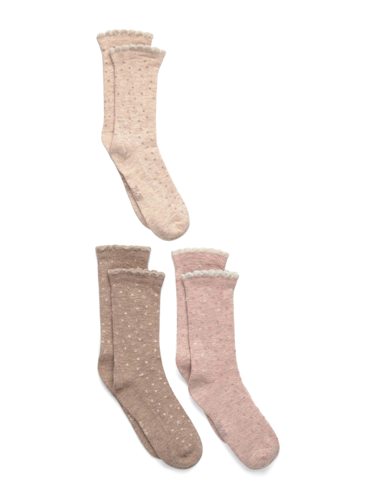 Minymo Wool Socks 3-Pack, 19 , Multi/patterned, Sokker & Strømpebukser > Sokker, Børn