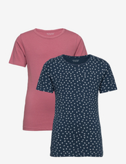 Basic 33 -T-shirt SS (2-pack) - MESA ROSE