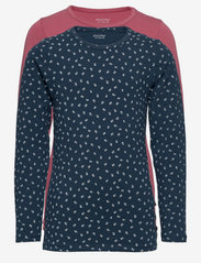 Basic 35 -T-shirt LS (2-pack) - MESA ROSE