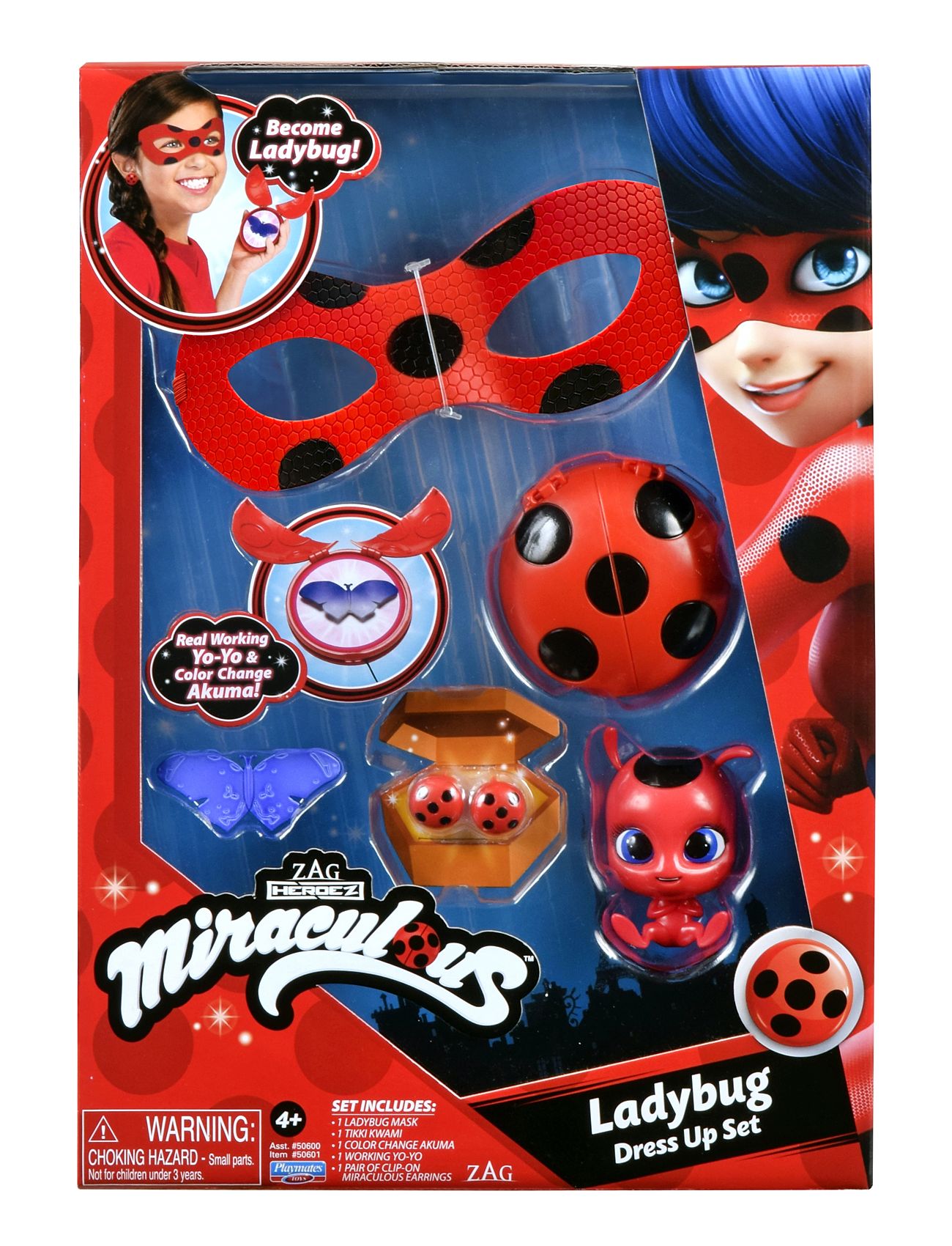 Miraculous Miraculous Role Play Set Ladybug (Red/Röd) - 228 kr | Boozt.com