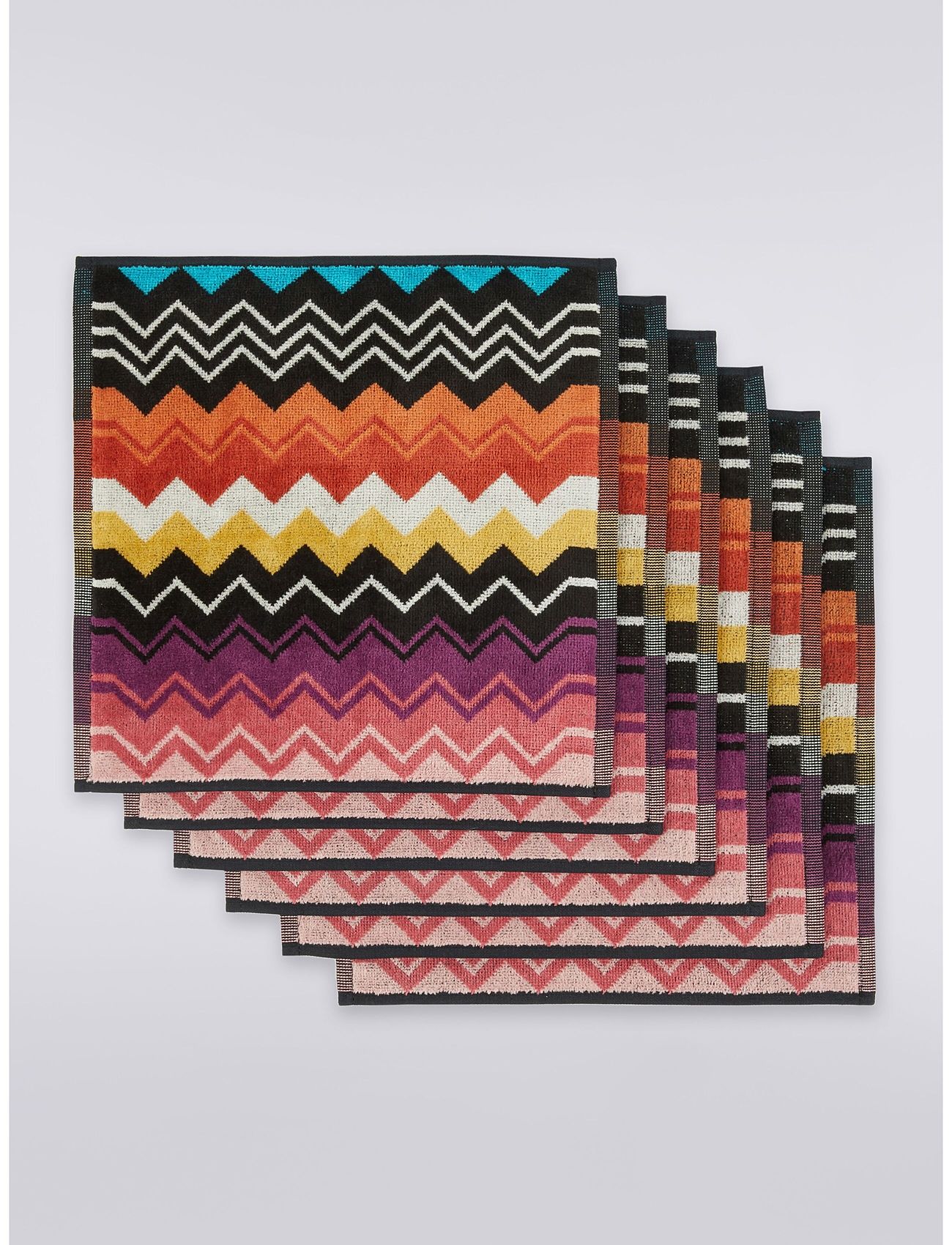 Missoni Home Giacomo Face Towel 6 Pcs-Box Multi/patterned