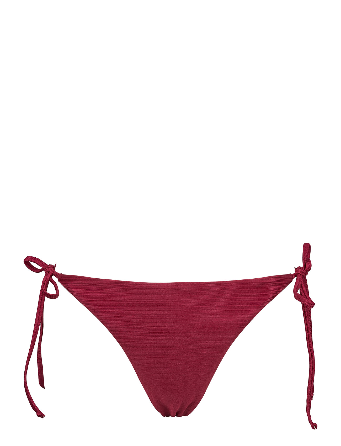 Belize Tai Cord Swimwear Bikinis Bikini Bottoms Side-tie Bikinis Burgundy Missya