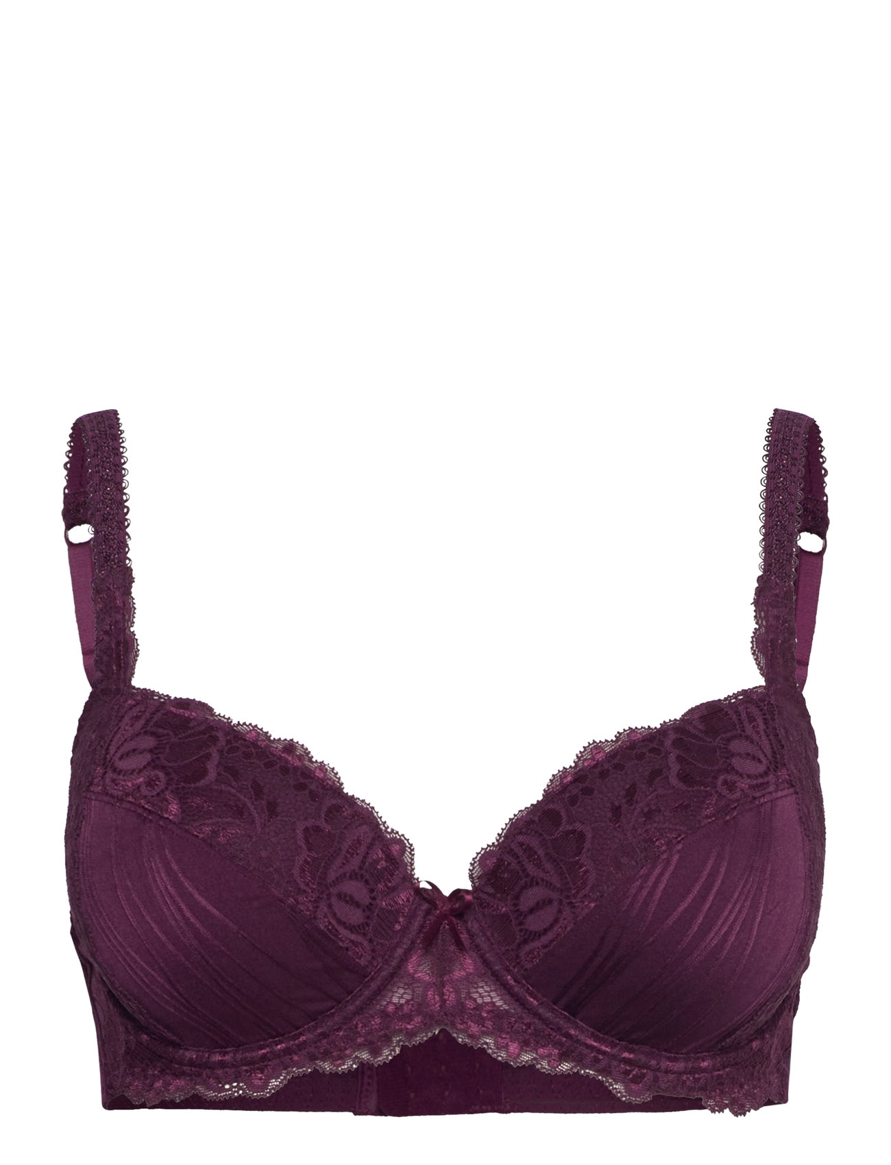 Dorrit Bra Fill Lingerie Bras & Tops Padded Bras Burgundy Missya