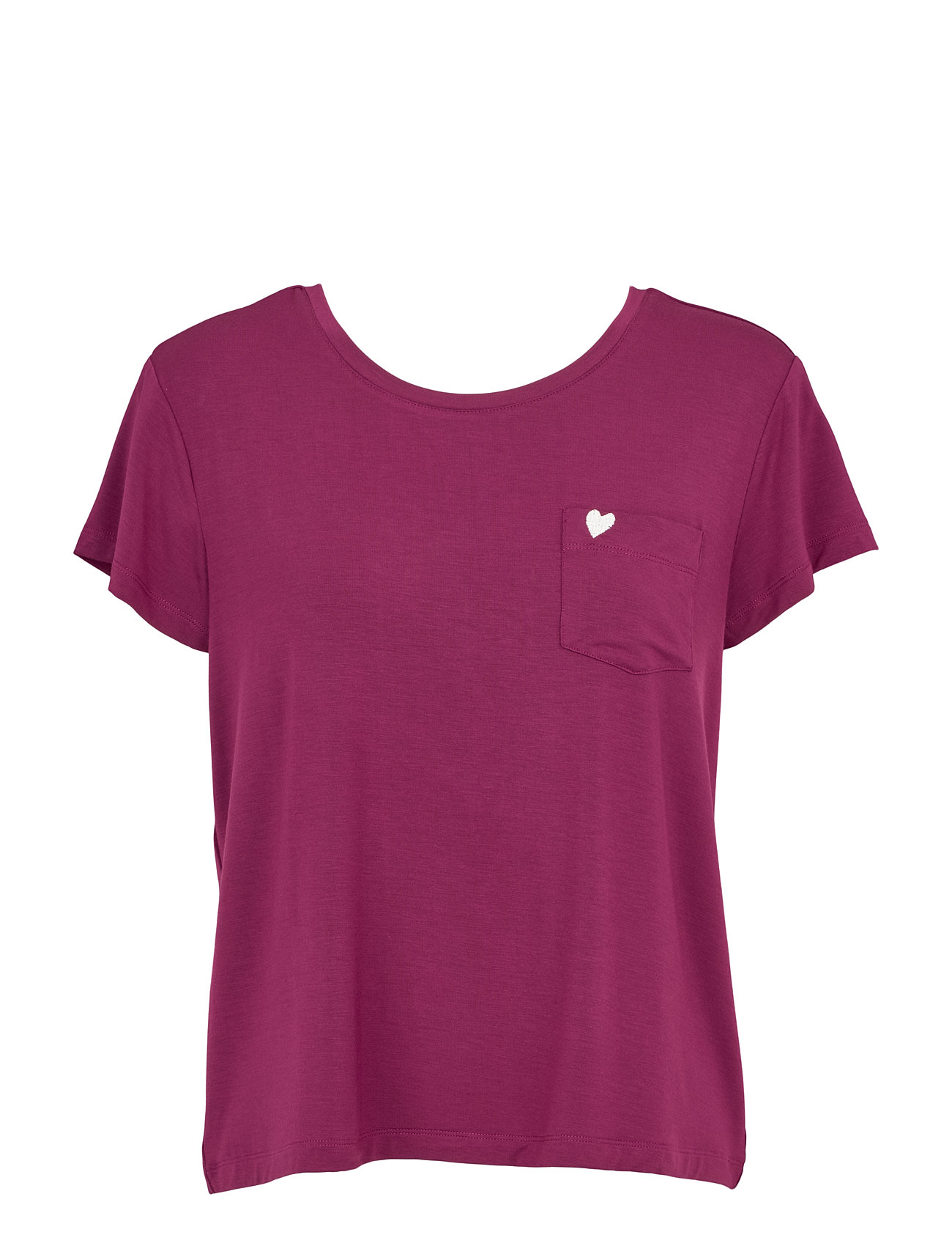 Softness T-Shirt Topp Purple Missya