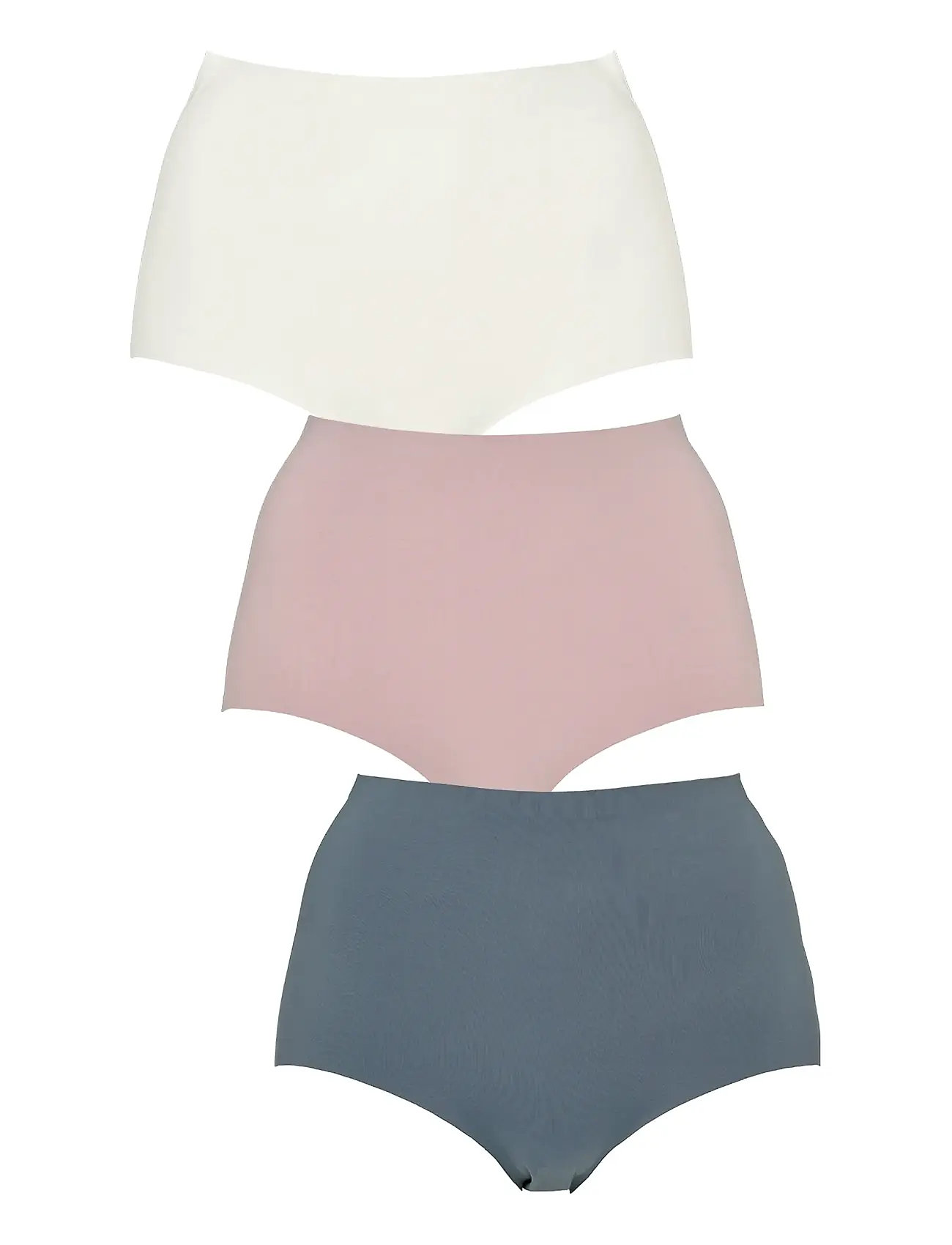 Missya Seamless Maxi 3-Pack, S, White, Trusser > Trusser Med Høj Talje, Dame