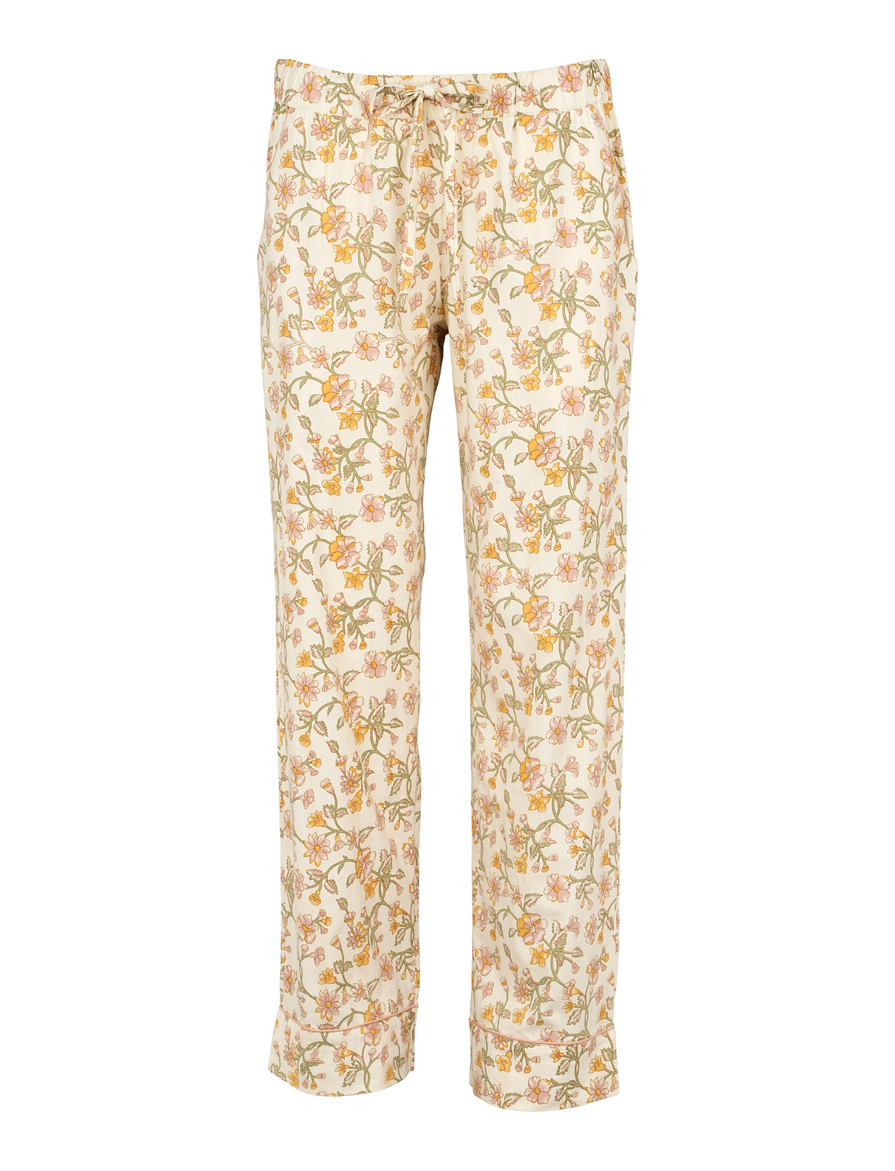 Pina Night Pant Pyjamasbukser Pysjbukser Cream Missya