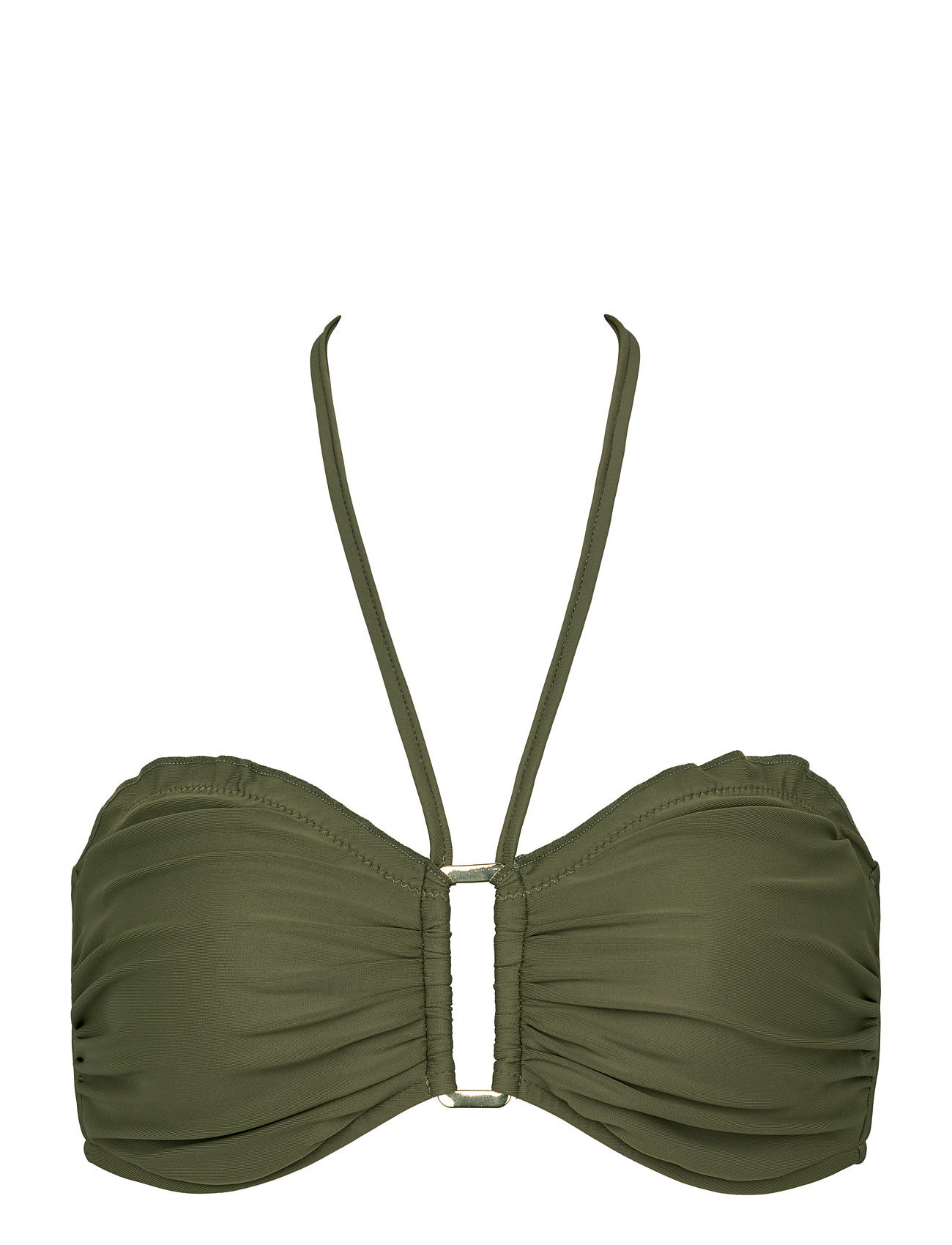 Saint Maxime Bandeau Swimwear Bikinis Bikini Tops Bandeau Bikinitops Green Missya