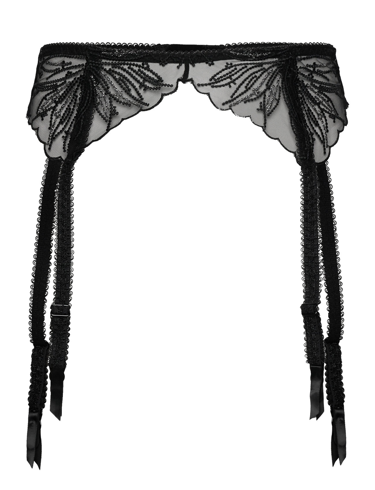 Missya Emily Suspender Belt Svart