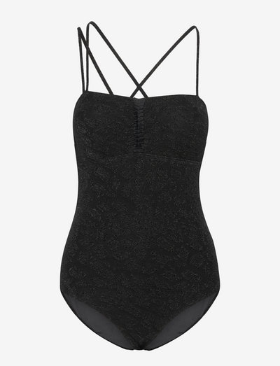 Bella Mare swimsuit lurex - stroje kąpielow - black