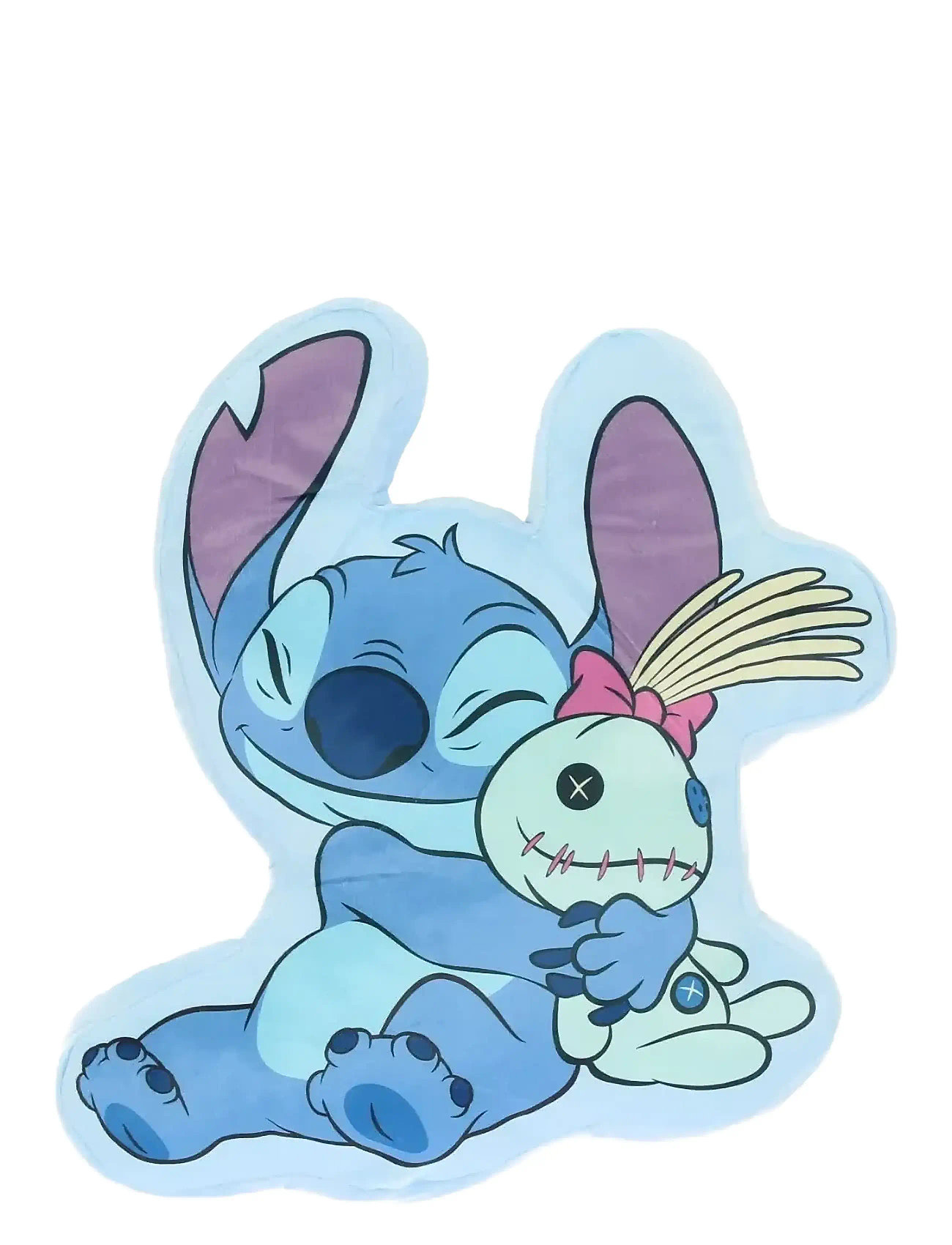 Lilo & Stitch Pillow 3D - 40 cm With Gusset, One Size, Blue, Indretning Til Børn > Puder, Børn