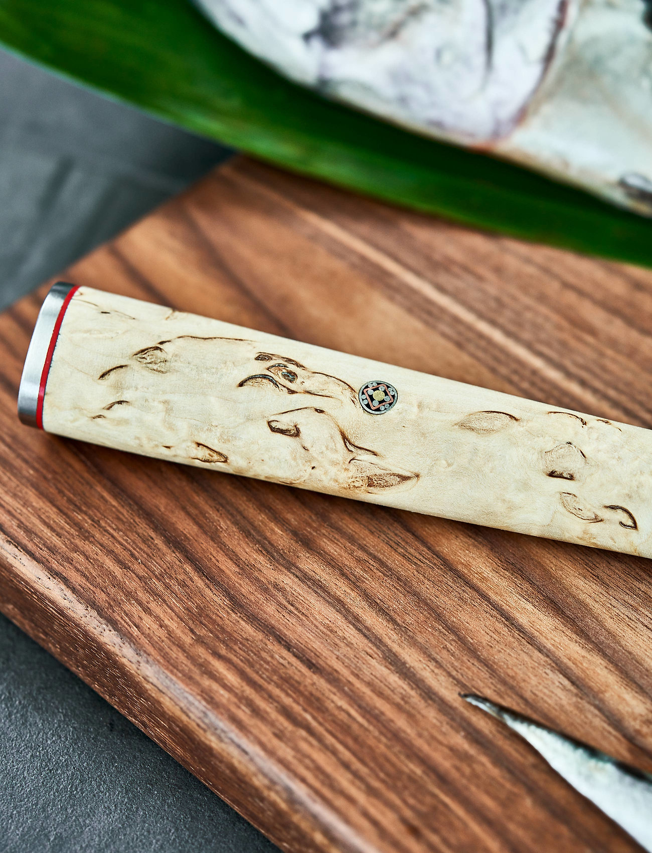 Miyabi Rocking Santoku, L:18 cm, Brown, Knive Og Tilbehør > Santokuknive, Unisex