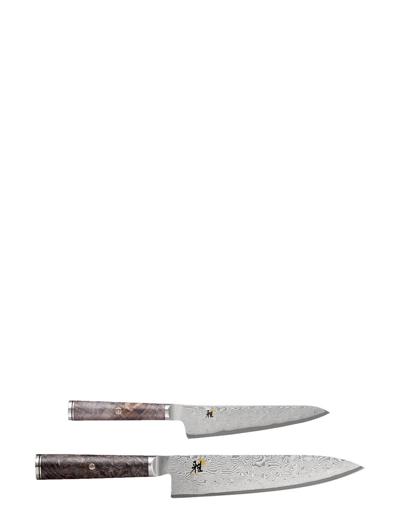 5000 Mcd 67, Knivsæt 2-P, Sort Ahorn Home Kitchen Knives & Accessories Knife Sets Silver Miyabi