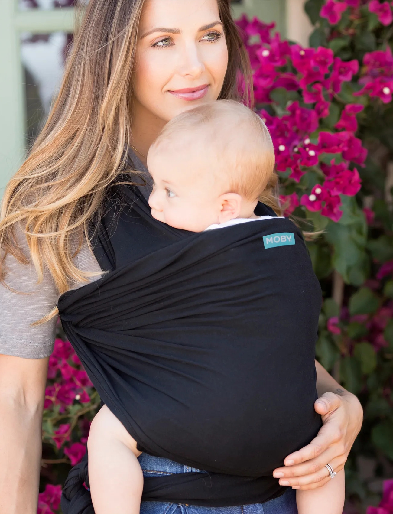Moby Moby Wrap Classic - Black, One Size, Black, Baby Og Graviditet > Baby Carriers & Baby Wraps, Børn