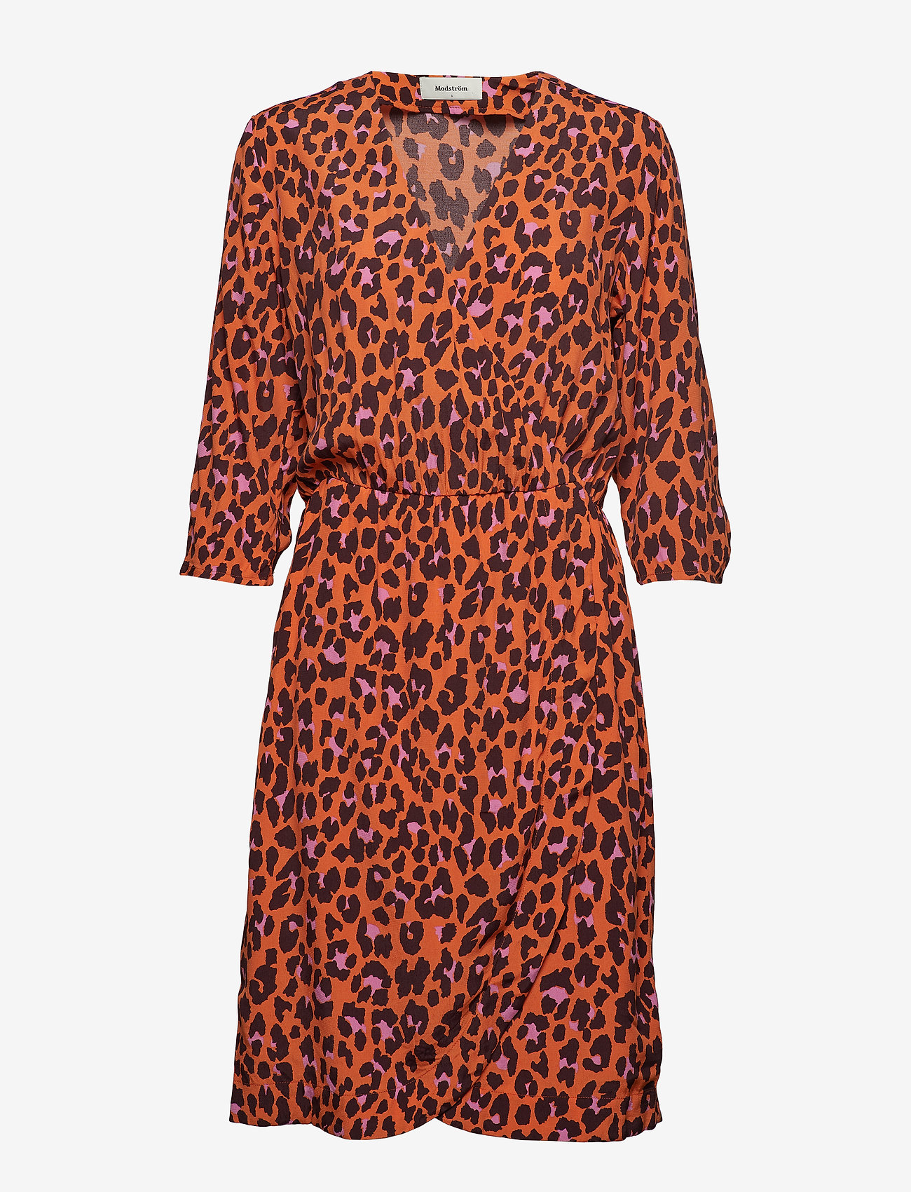 colourful wrap dress