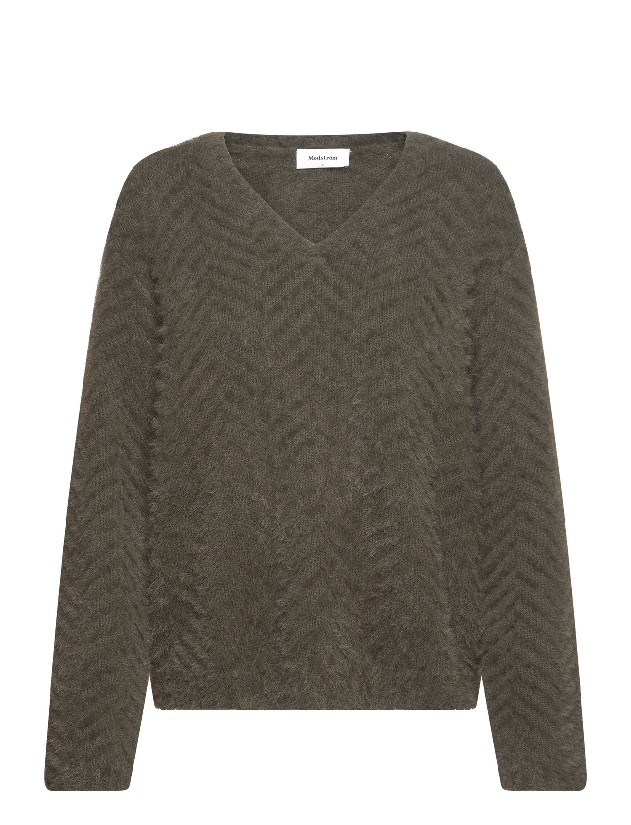 Floriamd V-Neck Green Modström