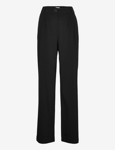AnkerMD wide pants - bukser med brede ben - black