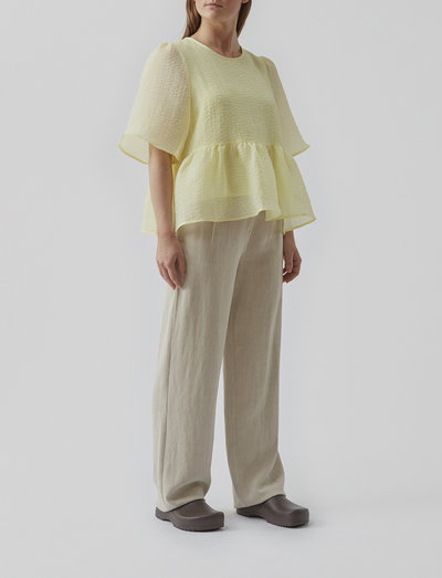 PaytonMD top - blouses à manches courtes - tender yellow