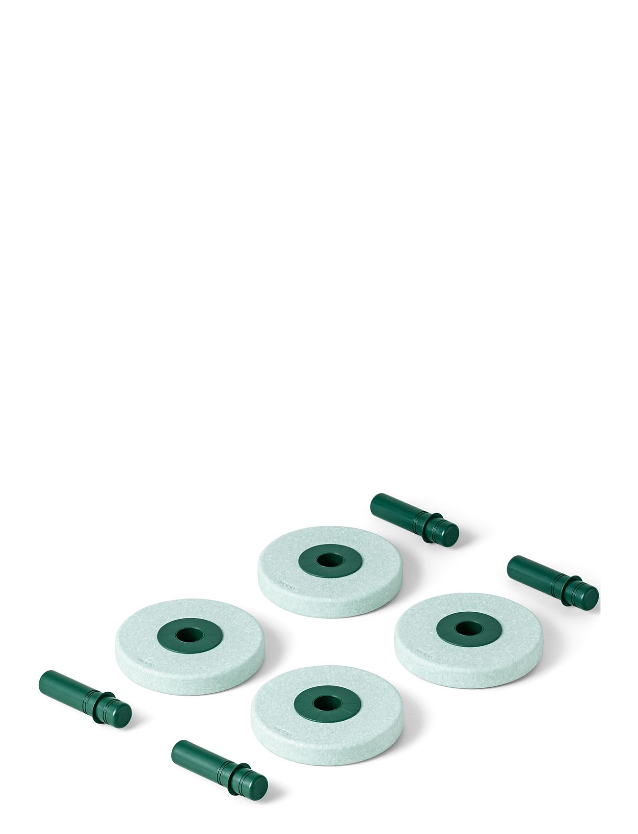 4X Foam Wheels Toys Motor Skills Toys Green MODU