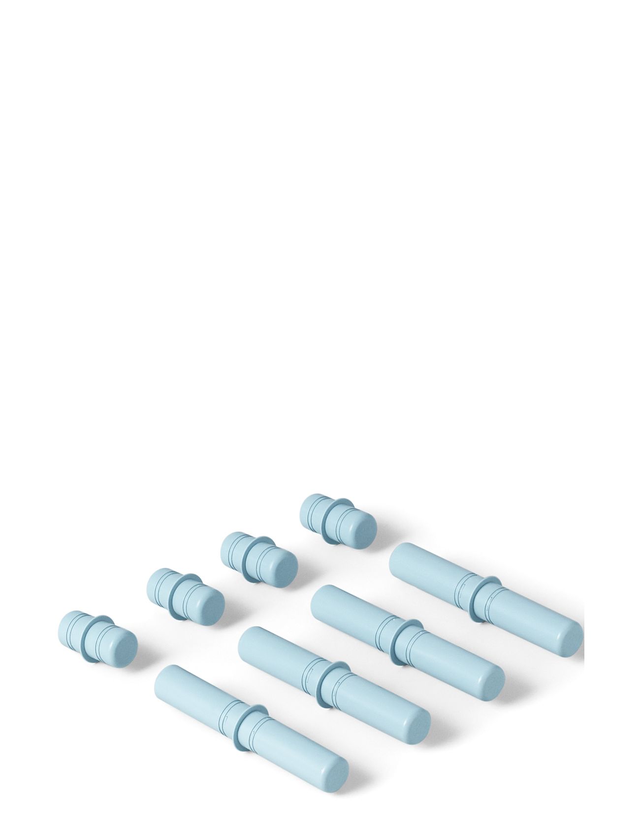 8X Connector Pegs Toys Motor Skills Toys Blue MODU