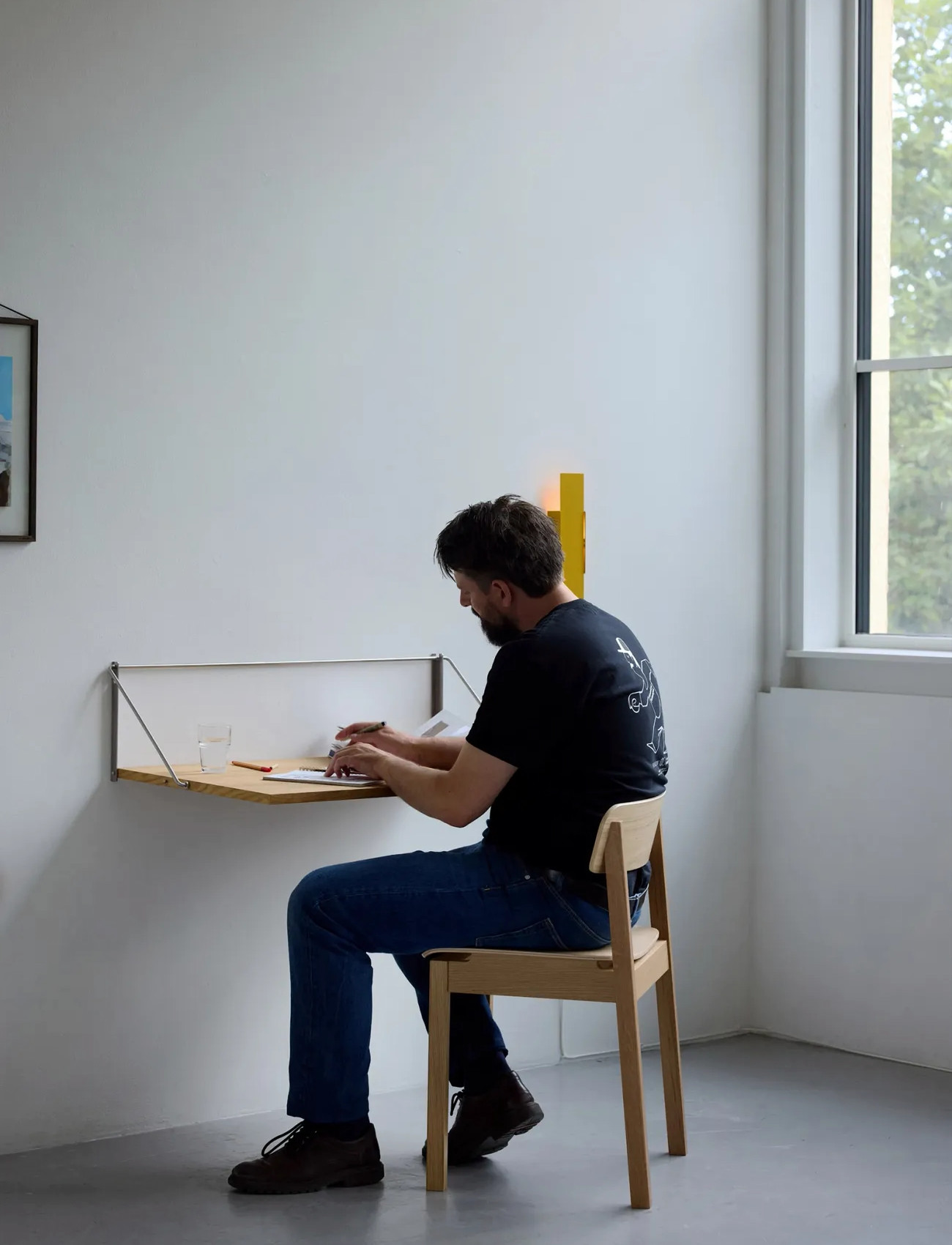 MOEBE Fold-Out Desk, One Size, Borde > Skriveborde, Unisex