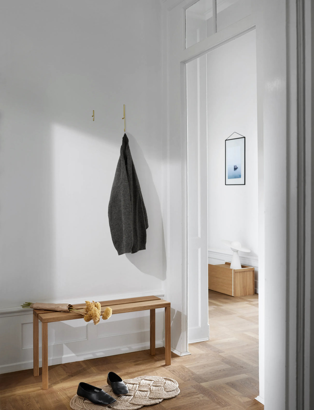MOEBE Peg, Bench, Oak (Fsc 100%), One Size, Stole Og Skamler > Skamler Og Bænke, Unisex