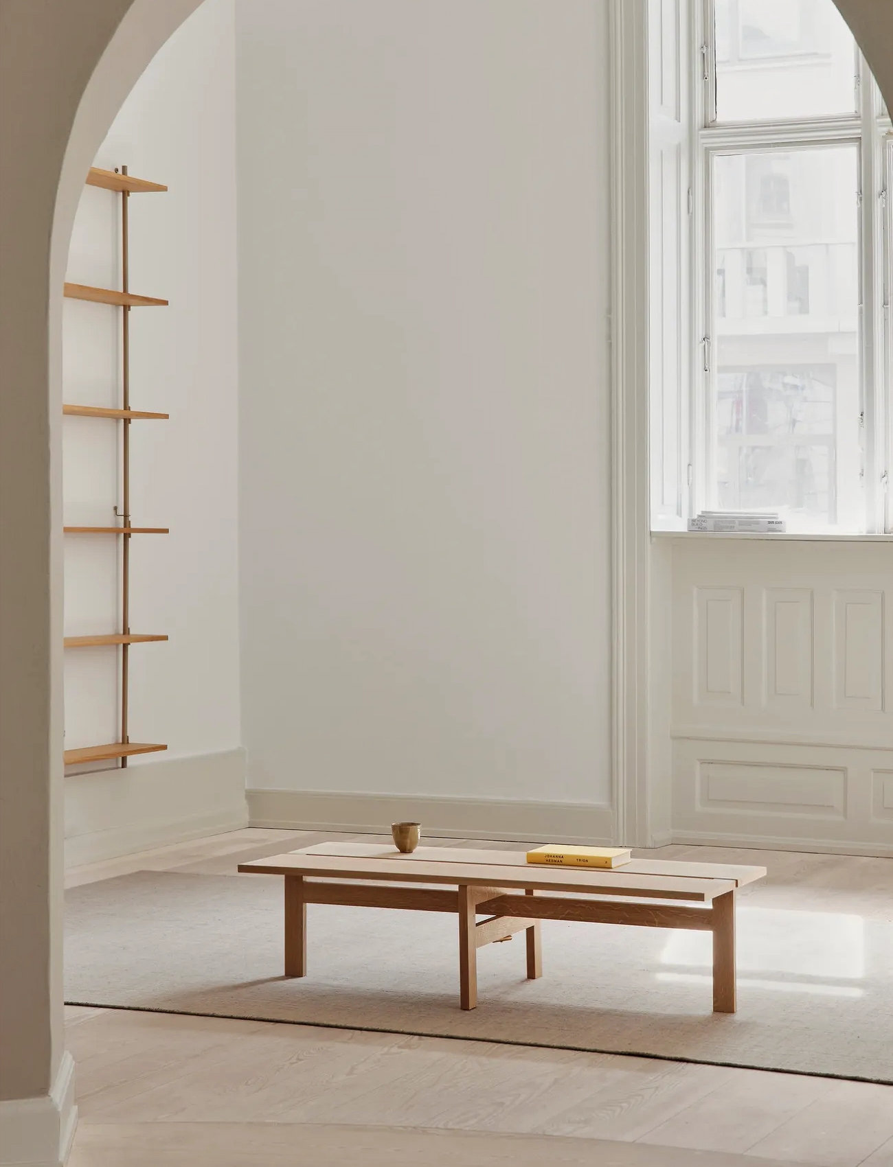 MOEBE Rectangular Coffee Table, 115 cm, Oak (Fsc Mix Credit), L:115 cm, Borde > Sofaborde, Unisex
