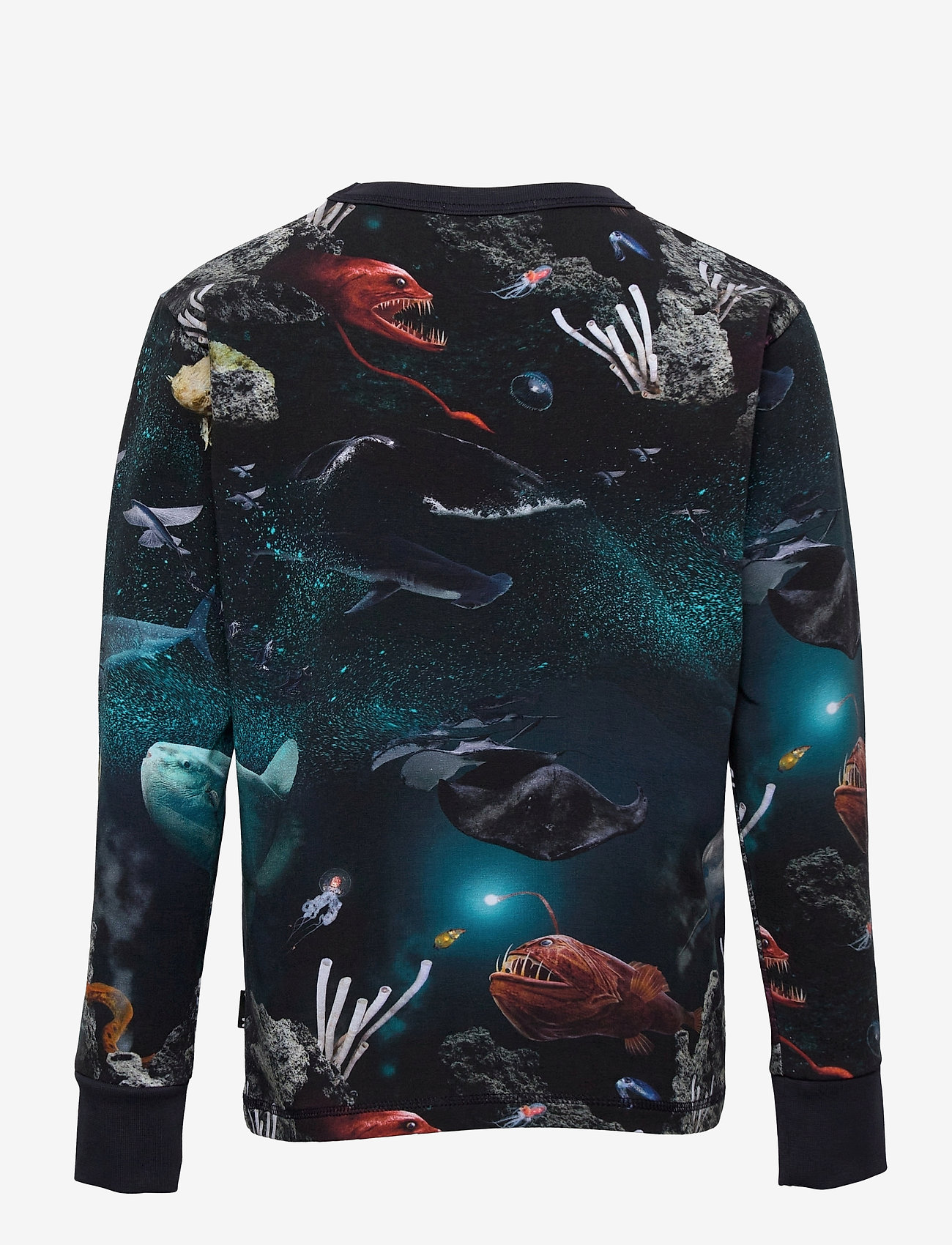 Molo - Rill - pattern long-sleeved t-shirt - deep sea - 1
