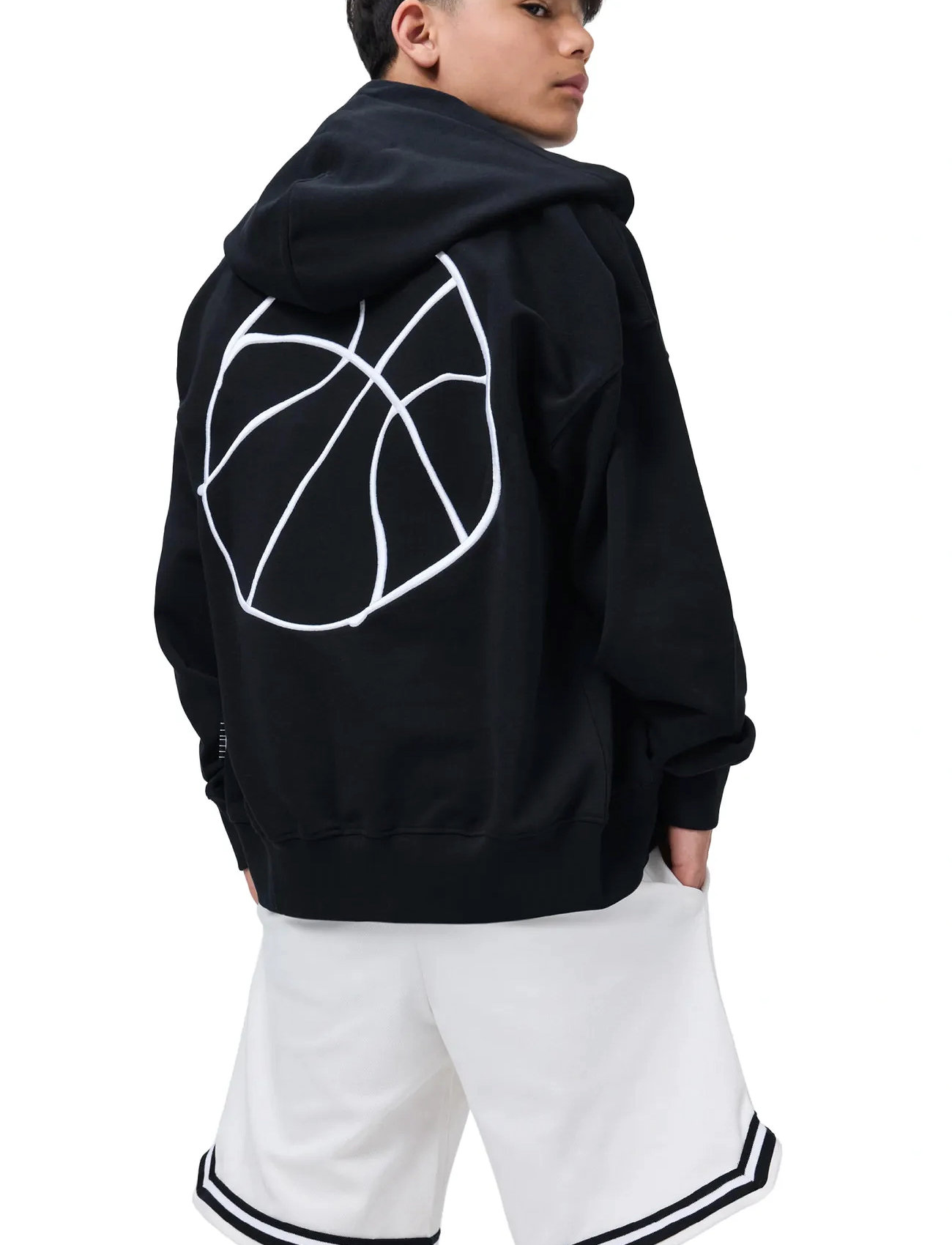 Molo Marley, 110, Black, Sweatshirts & Hættetrøjer > Hættetrøjer, Børn