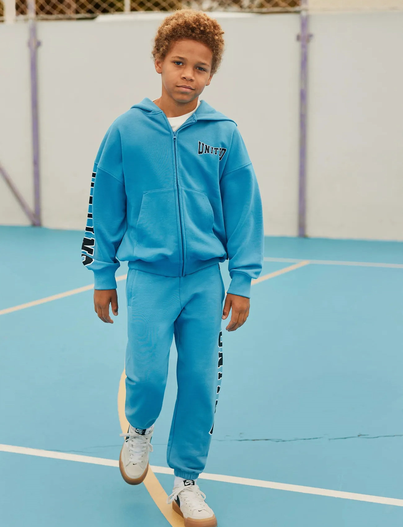 Molo Marley, 140, Blue, Sweatshirts & Hættetrøjer > Hættetrøjer, Børn