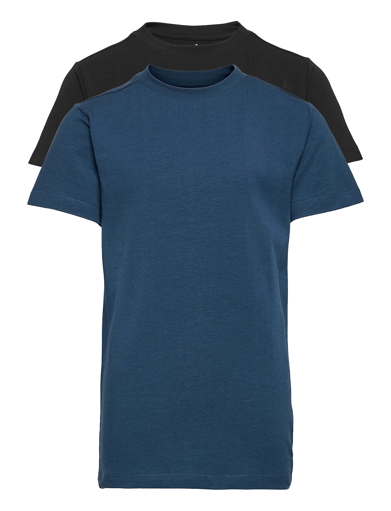 Jamie 2-Pack T-shirts Short-sleeved Sininen Molo